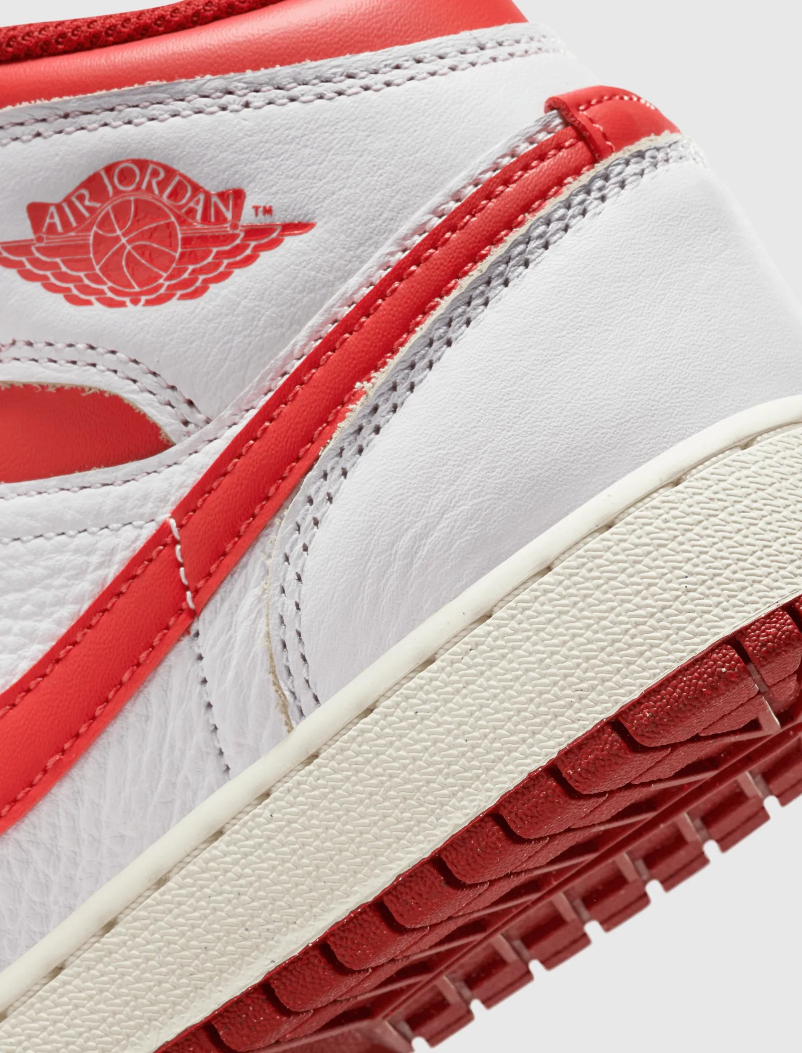 AIR JORDAN 1 MID FIRE RED CEMENT GS