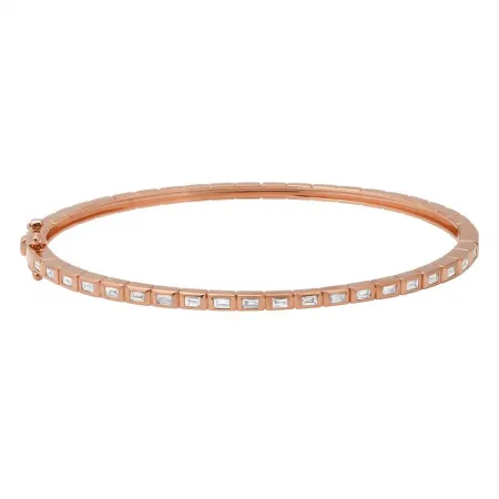 Baguette Bezel Bangle