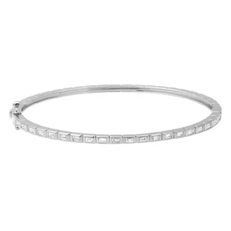 Baguette Bezel Bangle