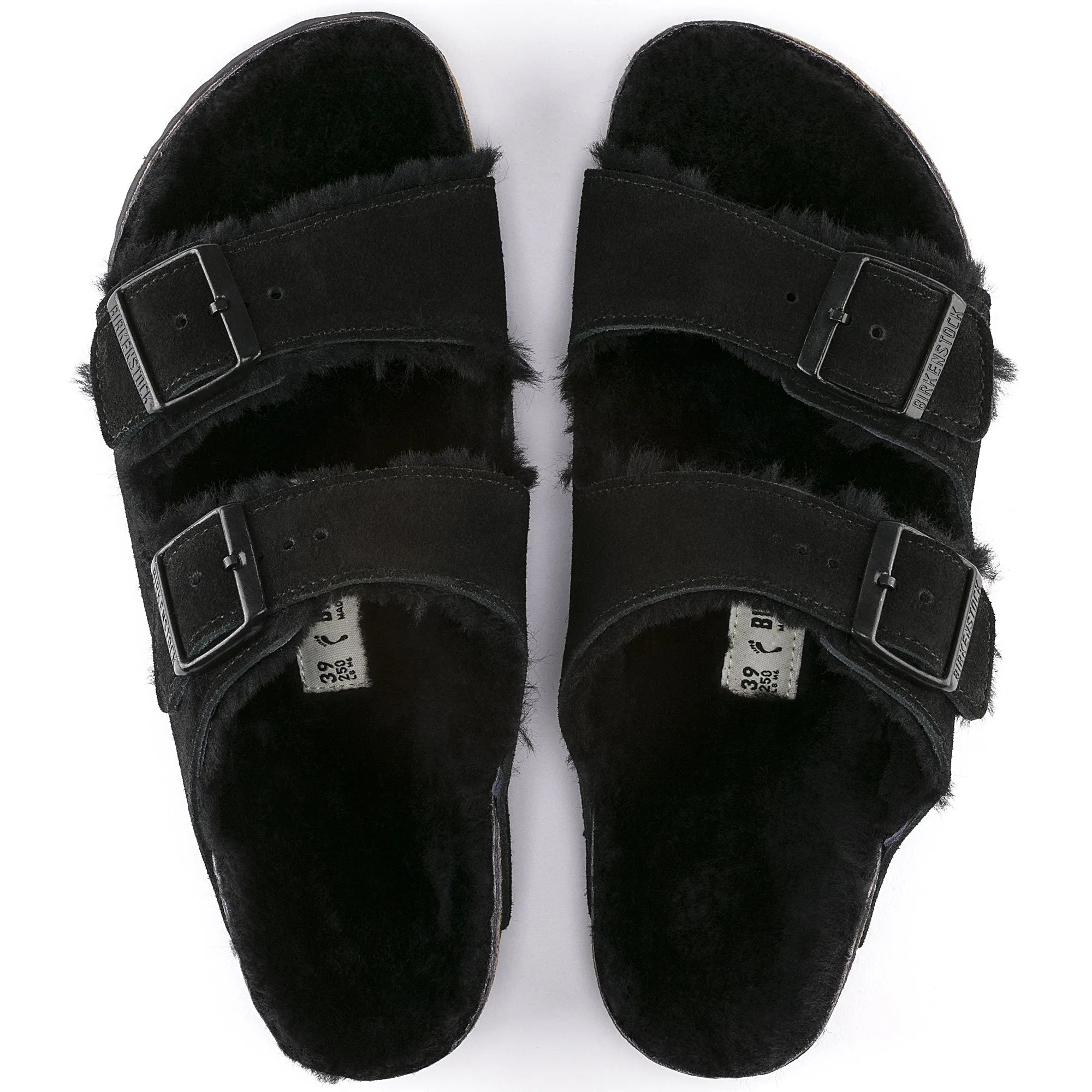 Birkenstock - Arizona Shearling Black N 752663