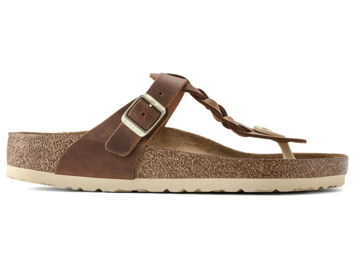 Birkenstock: Gizeh Braid in Cognac