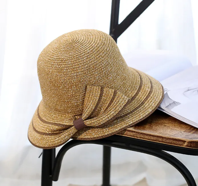 Bow Straw Hat