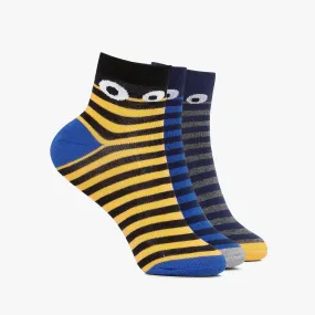 Boys Assorted Ankle Socks (Pack of 3)