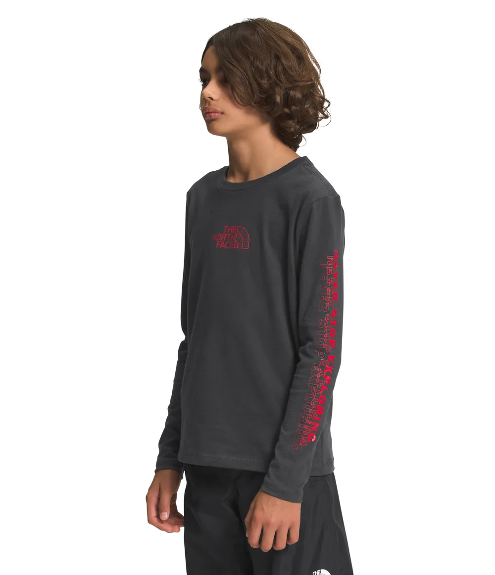 Boys' The North Face Youth Graphic Longsleeve