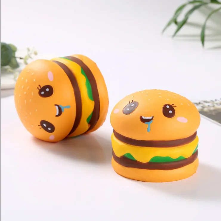 Burger Face Squishy