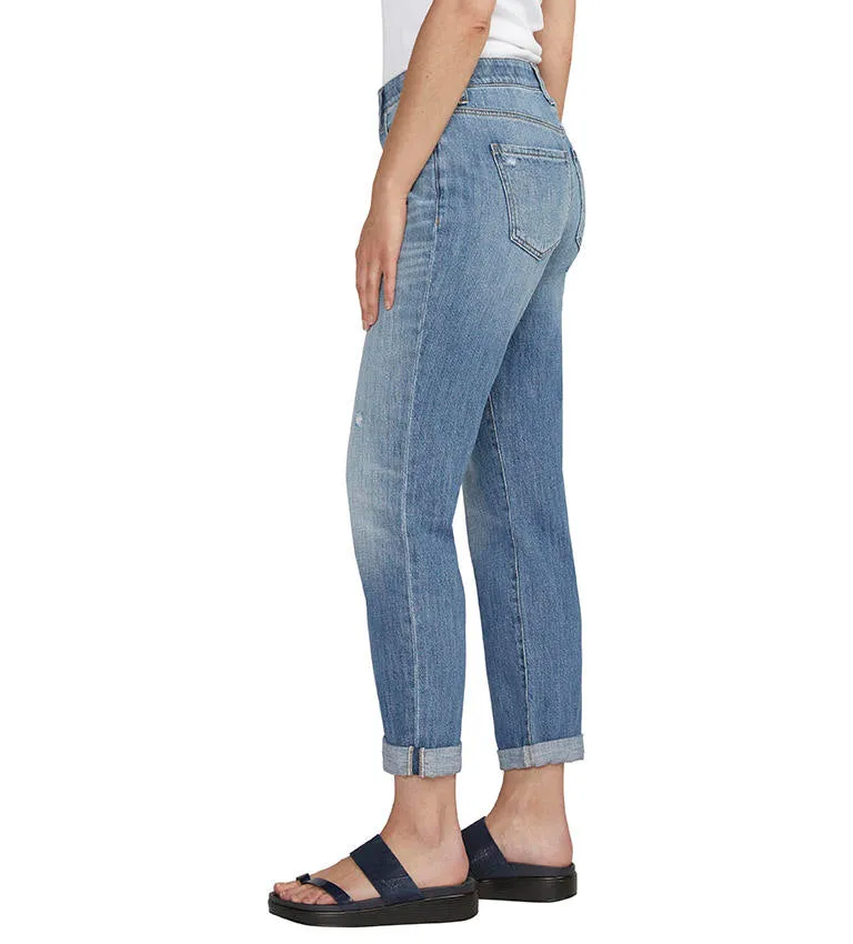 Carter Girlfriend Jeans, Spring Stream Blue | JAG