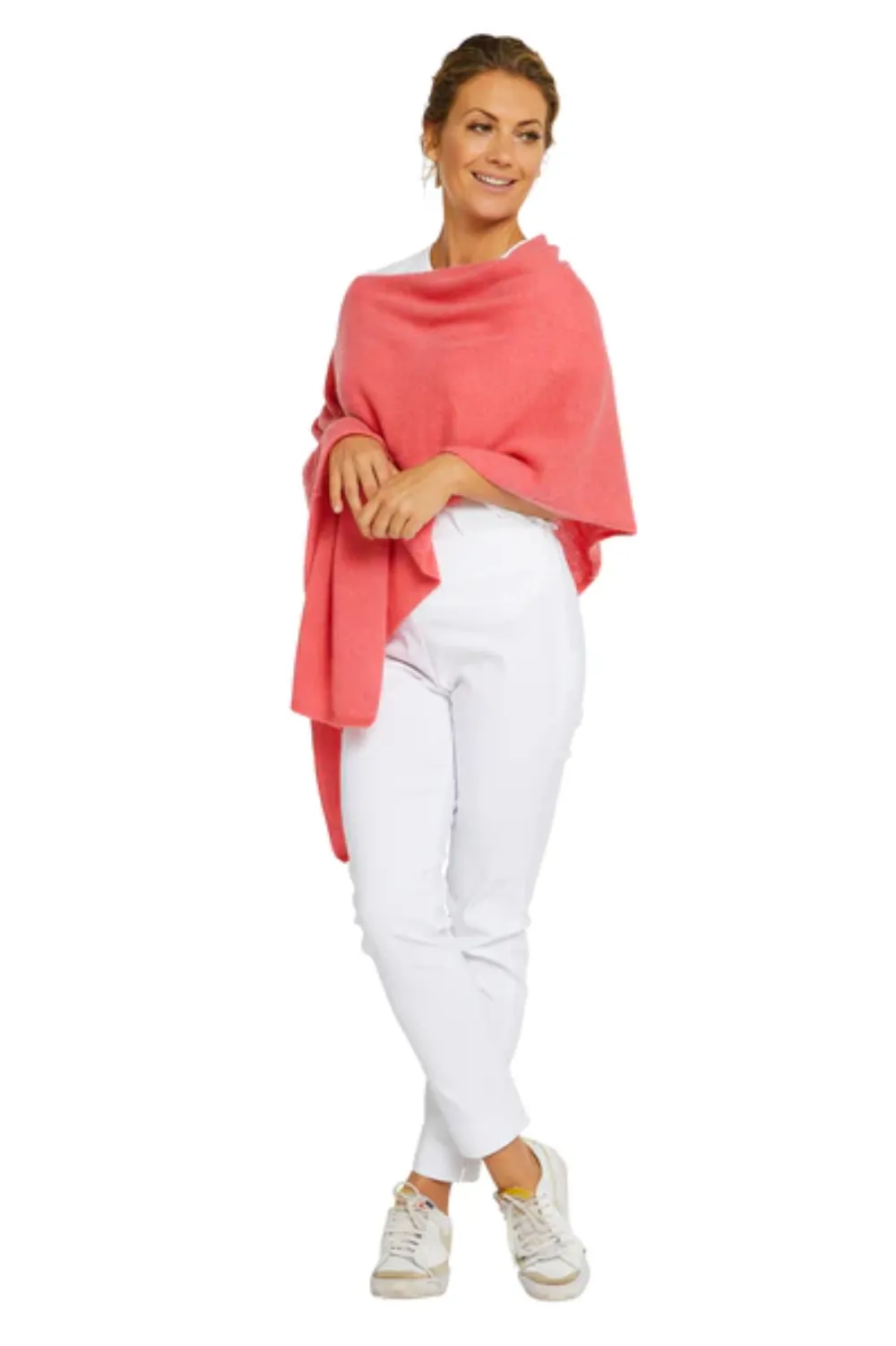 Cashmere Topper | Coral Reef