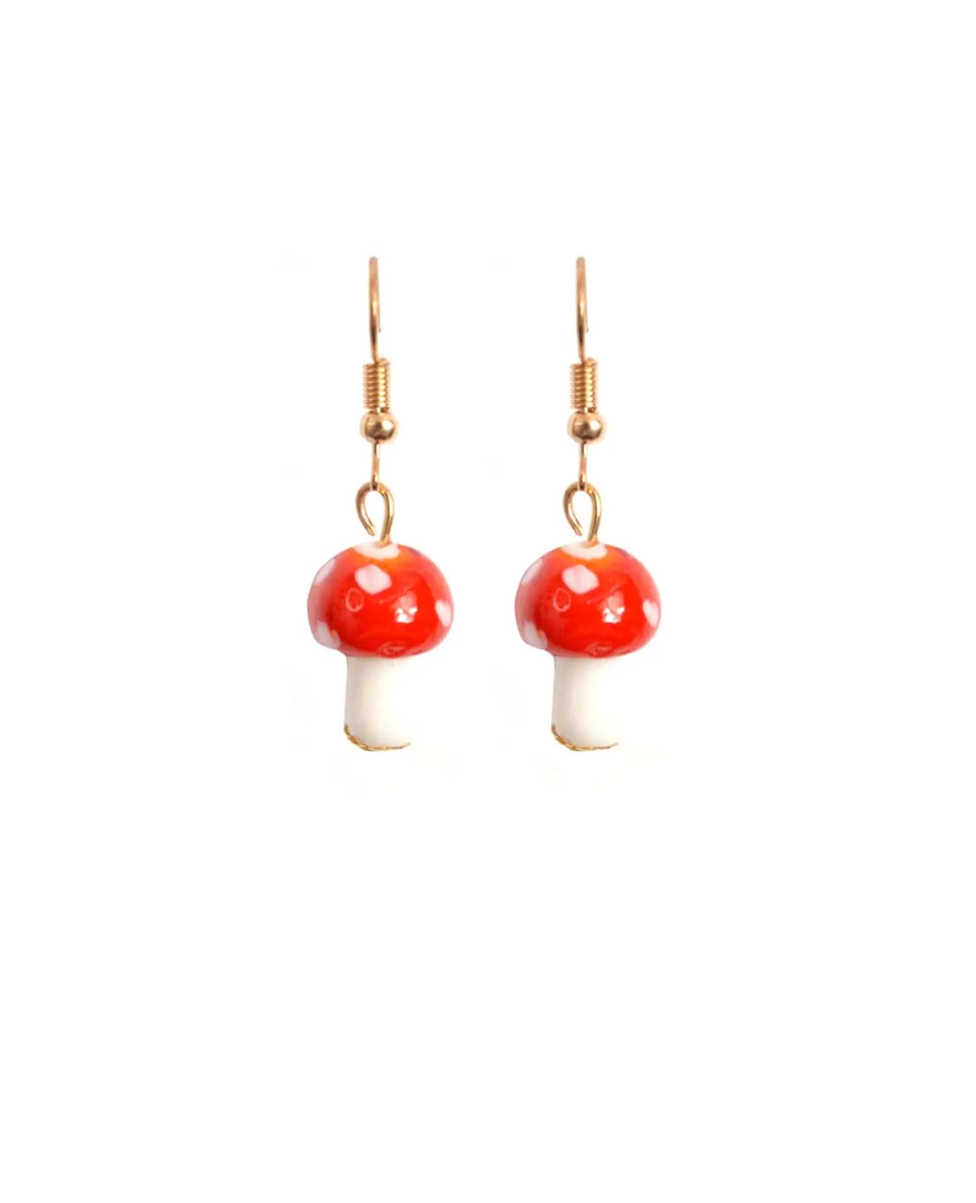 Colorful Mushroom Earrings