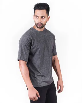 Drop Shoulder Charcoal