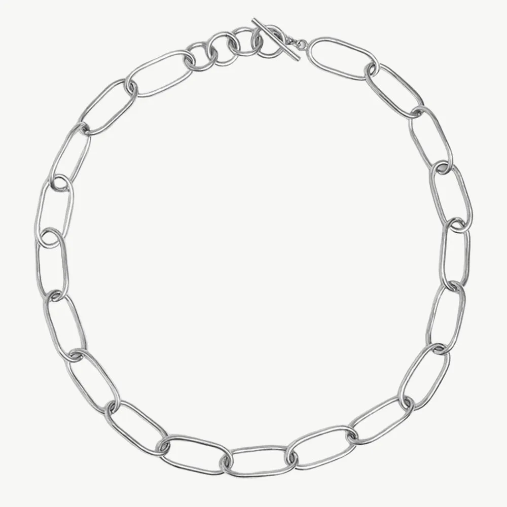 Ellipse Link Collar Necklace