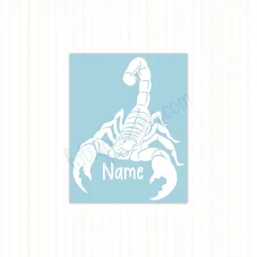 Emperor Scorpion Decal, Waterproof Vinyl Decal, Cute Reptile Gift