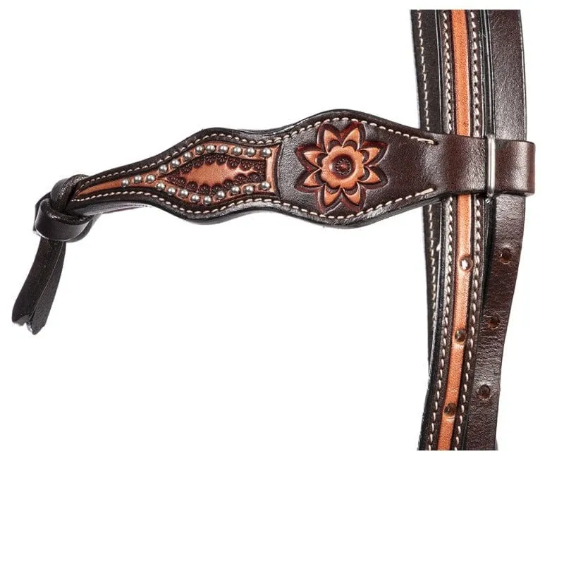 Fort Worth Headstall Oketo Knotted Browband