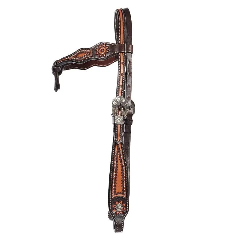 Fort Worth Headstall Oketo Knotted Browband