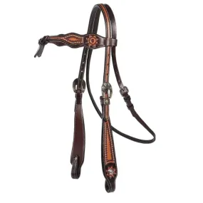 Fort Worth Headstall Oketo Knotted Browband