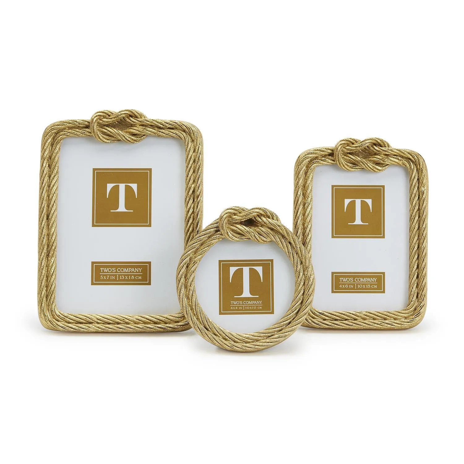 Golden Threads Top Knot Rope Photo Frames