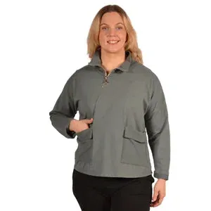 Half Zip Top with Pocket