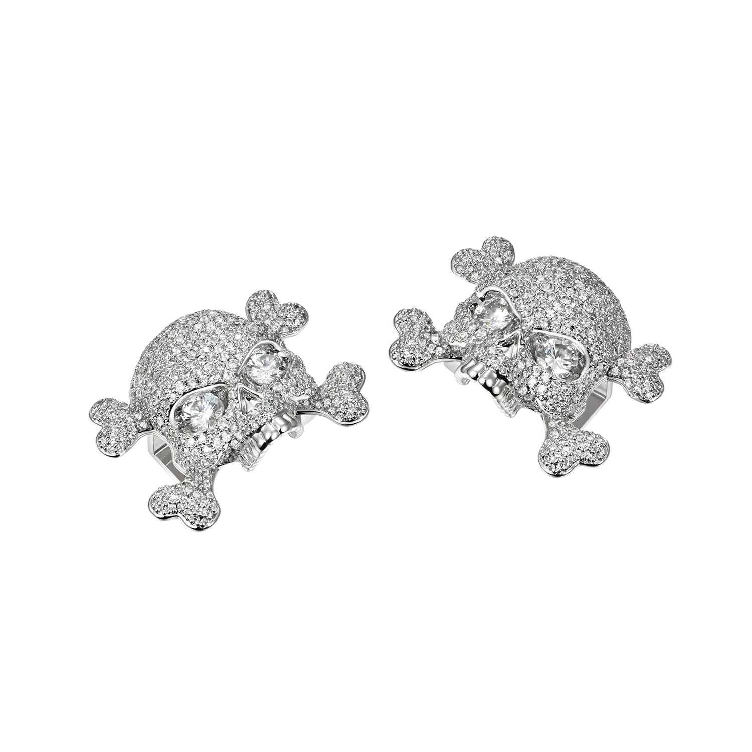 Iced Out Skull lace lock