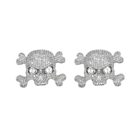 Iced Out Skull lace lock