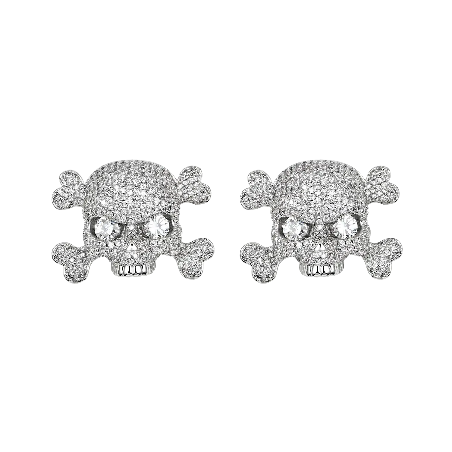 Iced Out Skull lace lock