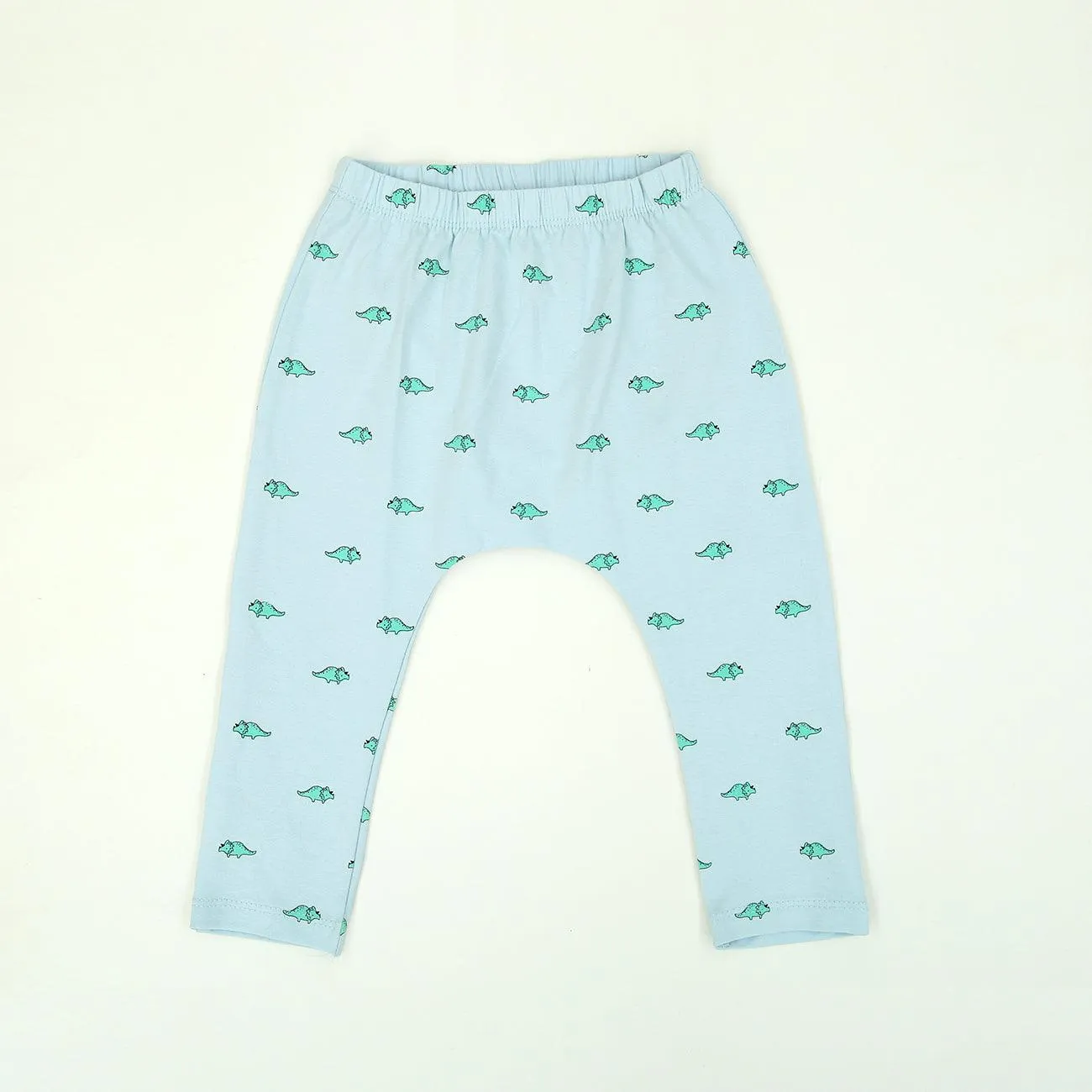 Imported All-Over Dino Printed Soft Cotton Legging For Girls 1 MONTH - 12-18 MONTH (LE-11562)