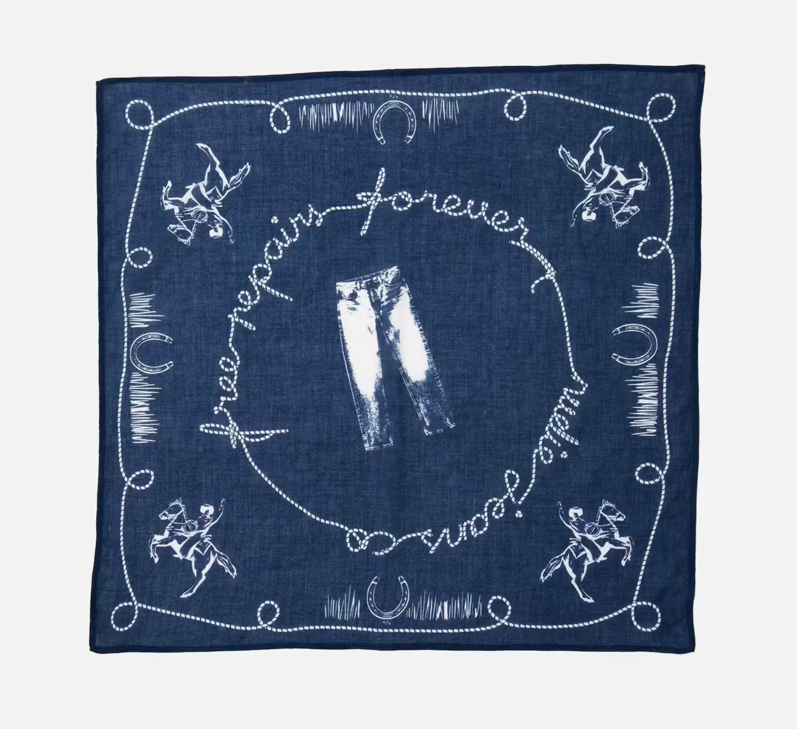 Ingrid Bandana, Free Repairs, Navy