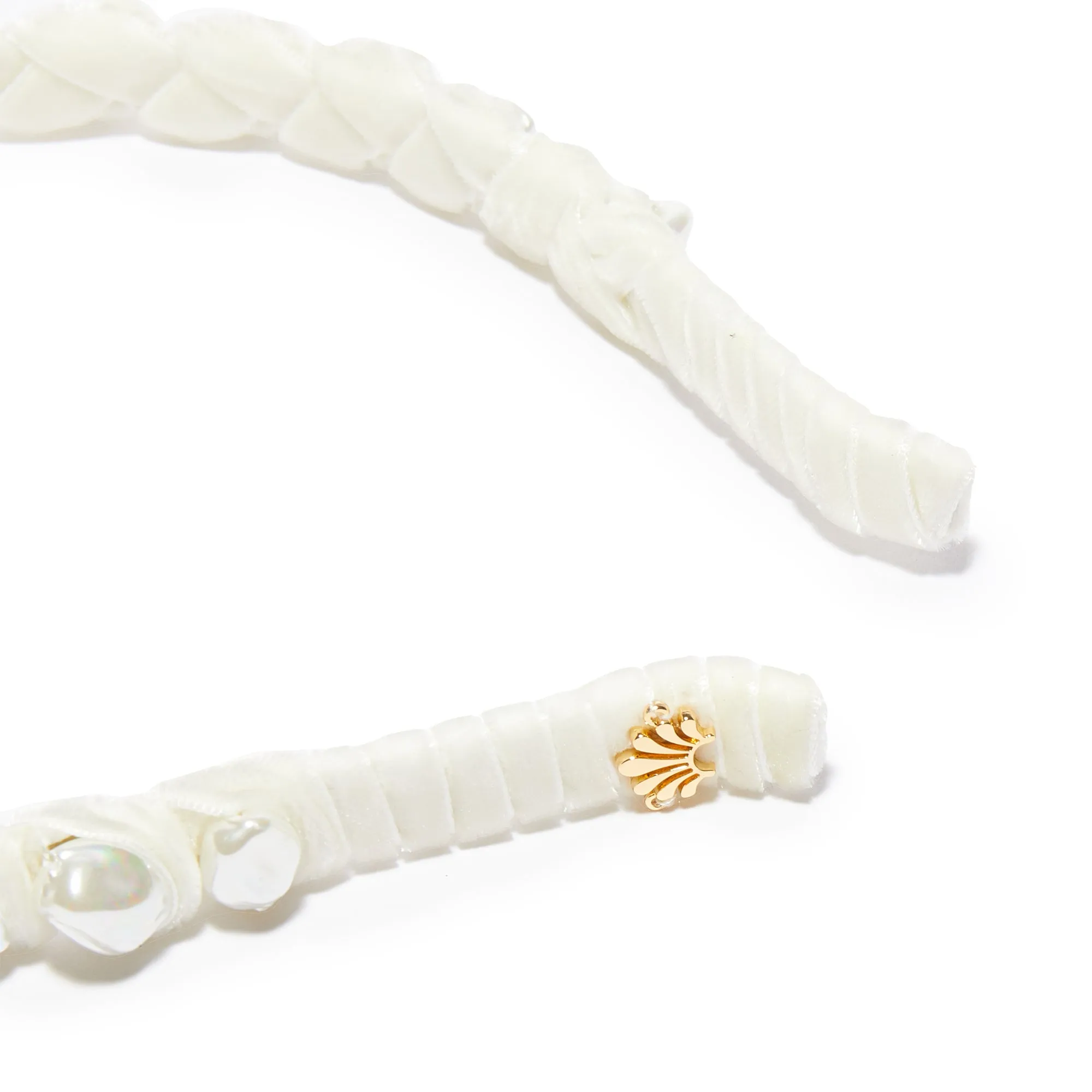 IVORY GRADUATED BAROQUE PEARL HEADBAND