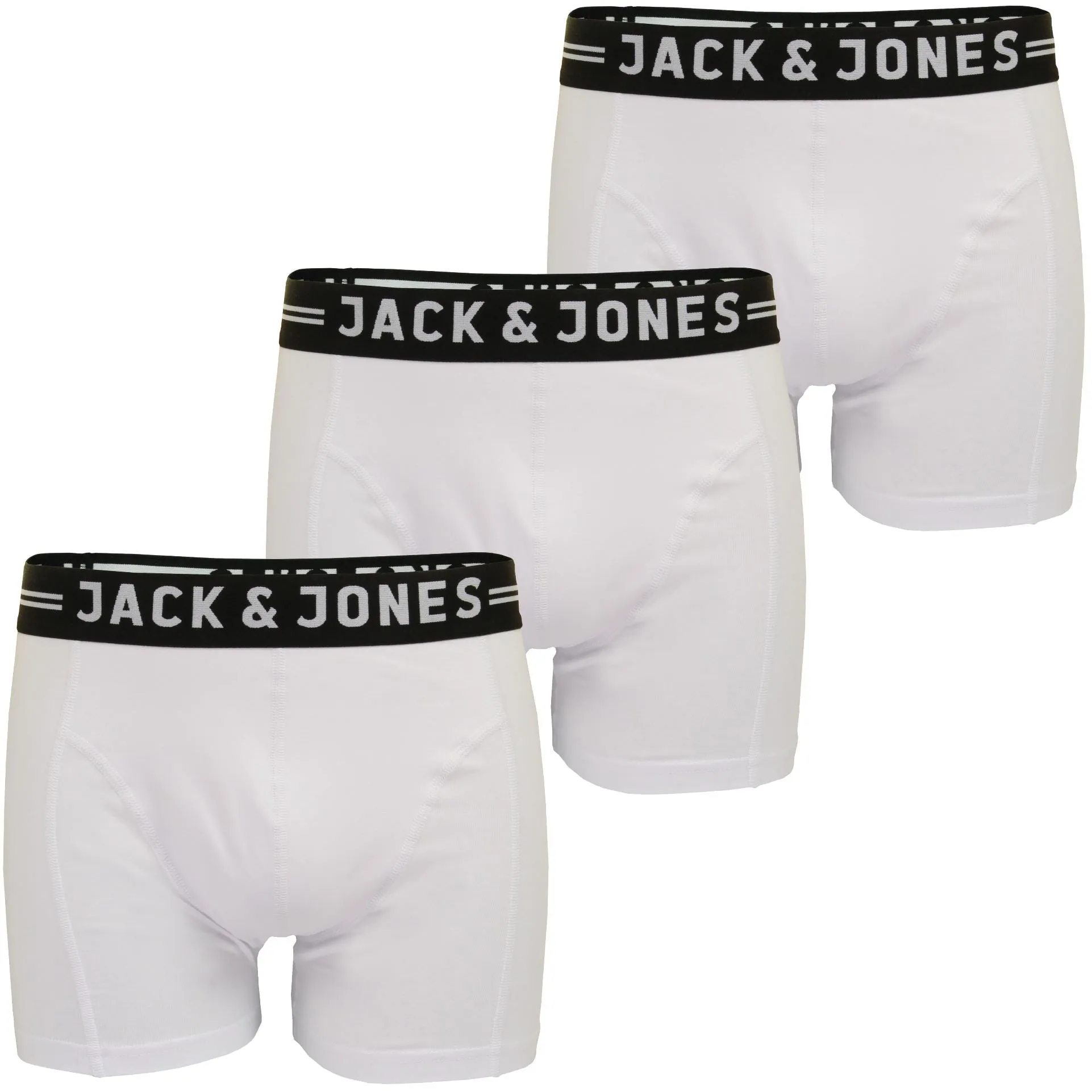 Jack & Jones 'Sense' Mens Boxer Shorts/ Trunks (3-Pack)