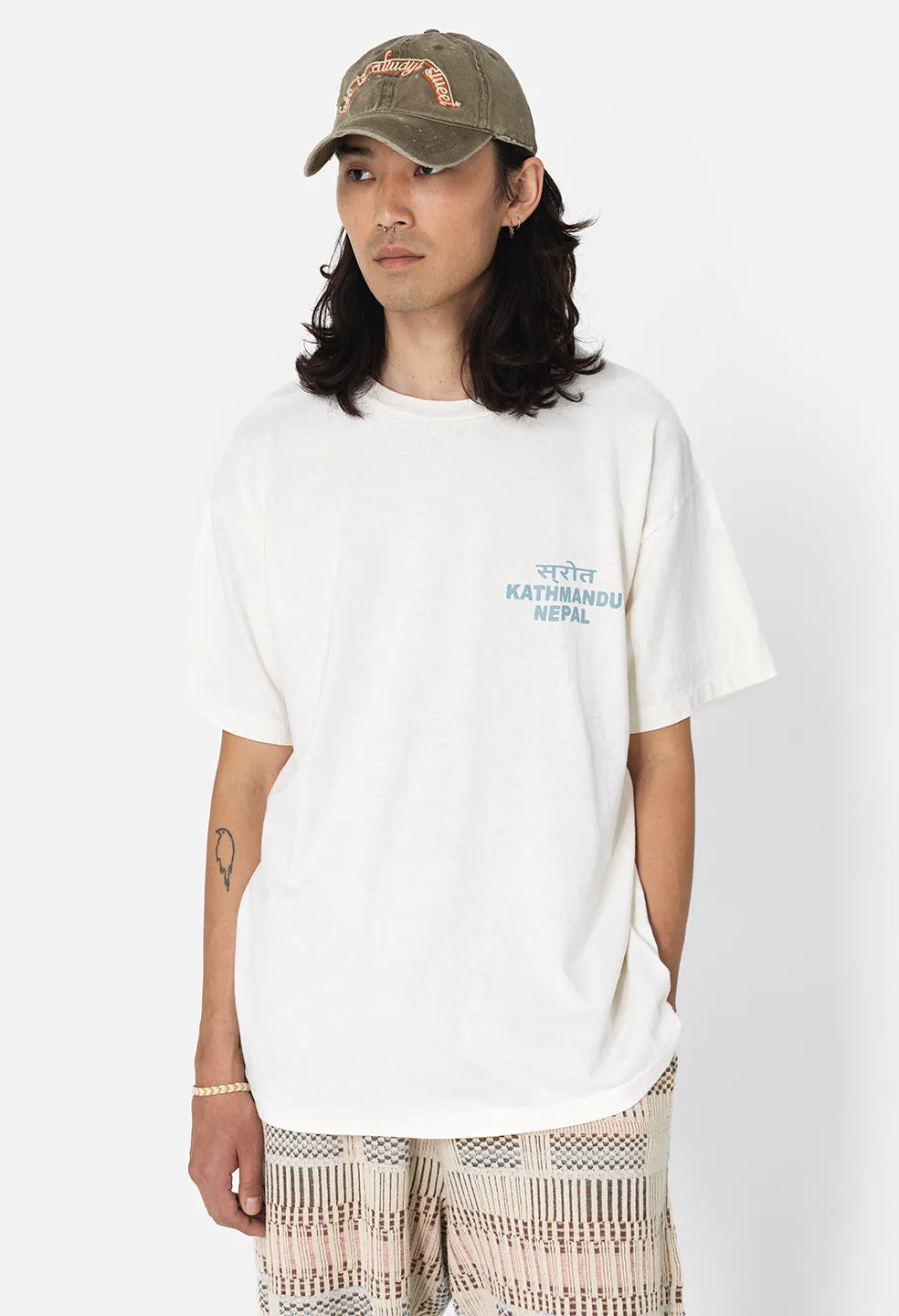 Kathmandu University Tee / Salt