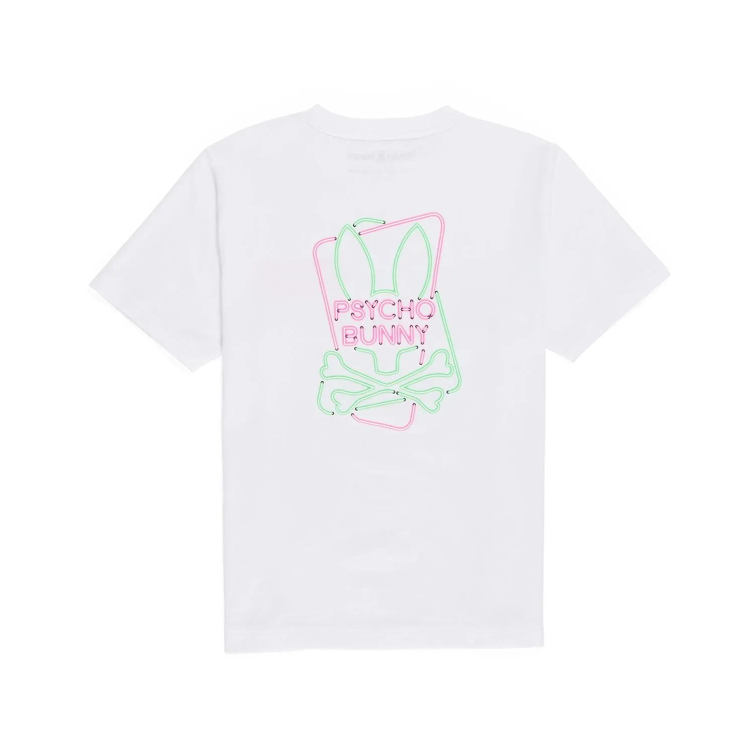 Kids Psycho Bunny Claude Graphic Tee (White)