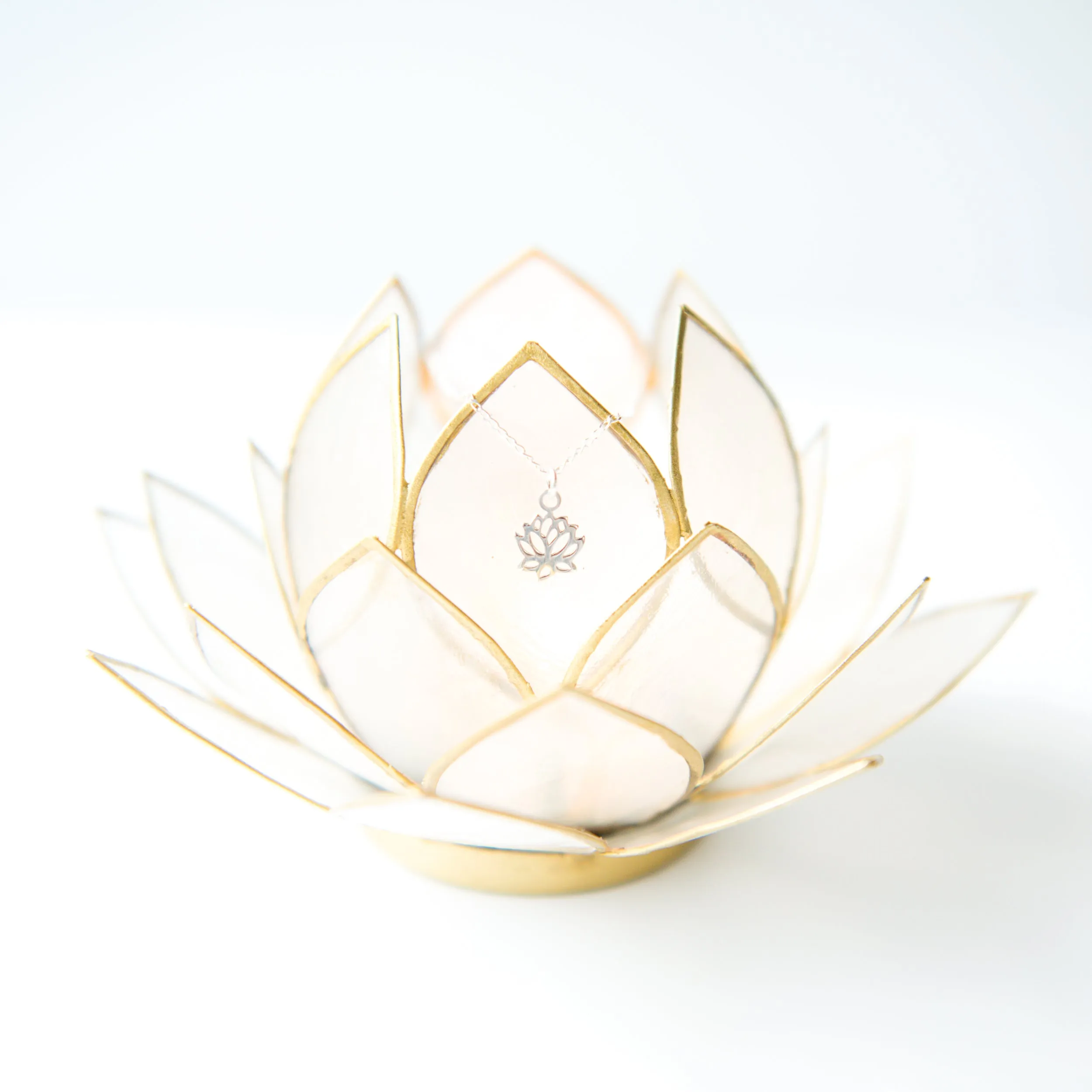 Lotus | Little Layer Necklace | Sterling Silver