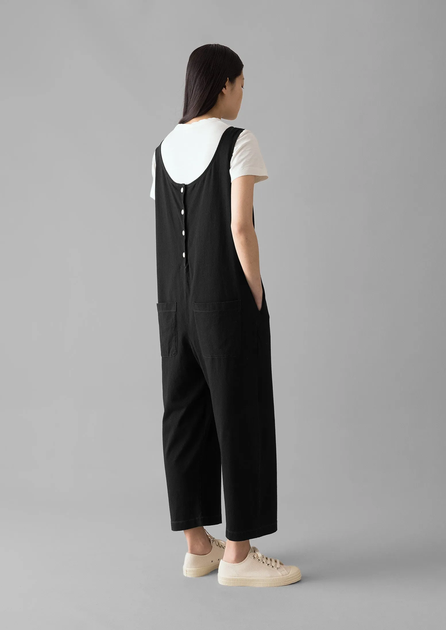 Lydia Jersey Jumpsuit | Washed Black