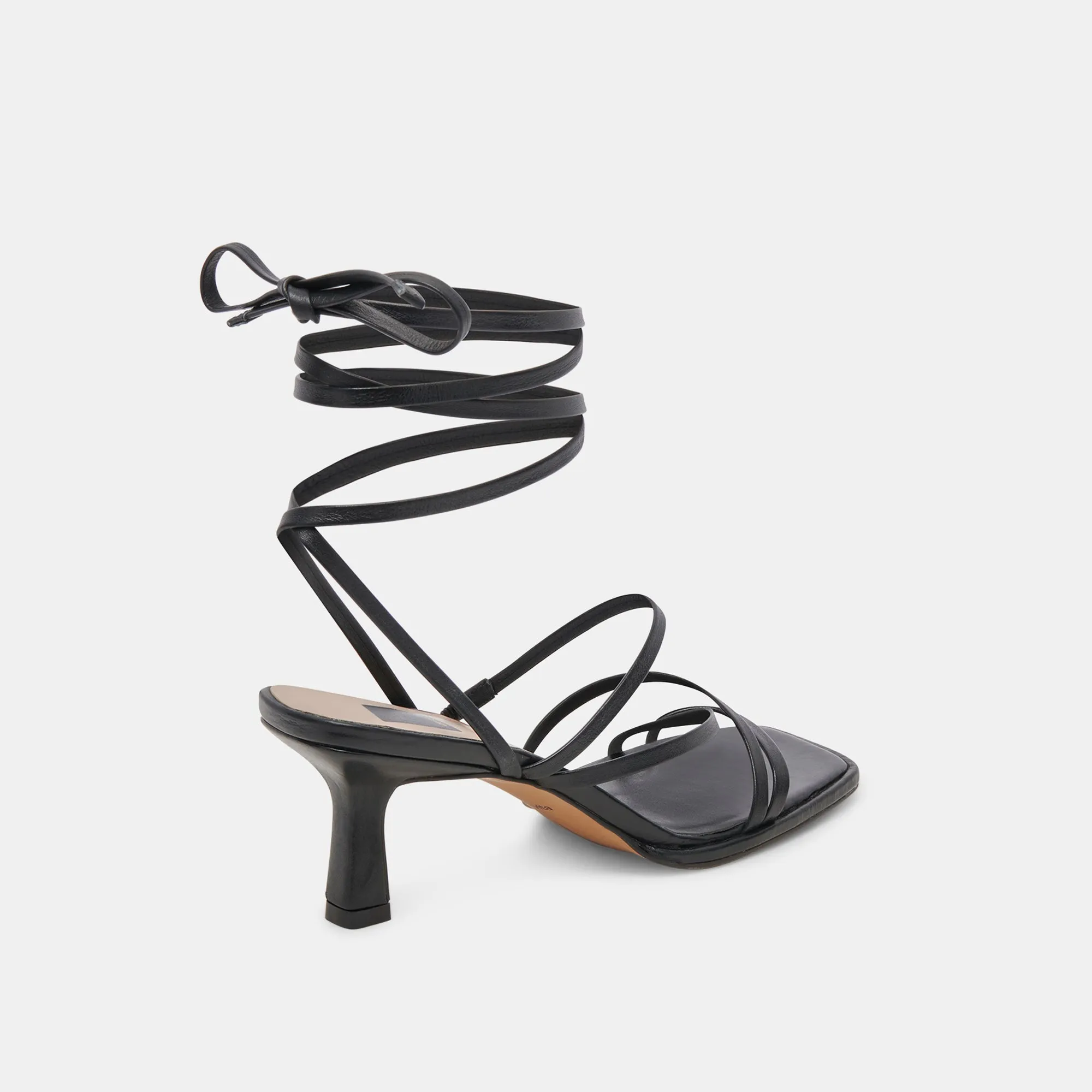 MALABO HEELS BLACK LEATHER