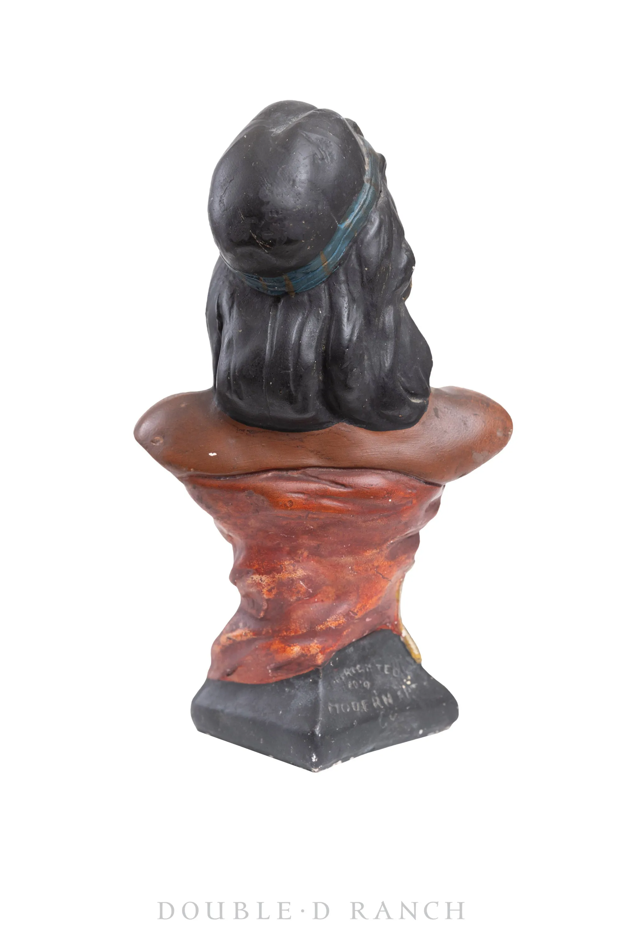 Miscellaneous, Folk Art, Native American Bust, HIAWATA, Tobacco Advertising, 1910, 809