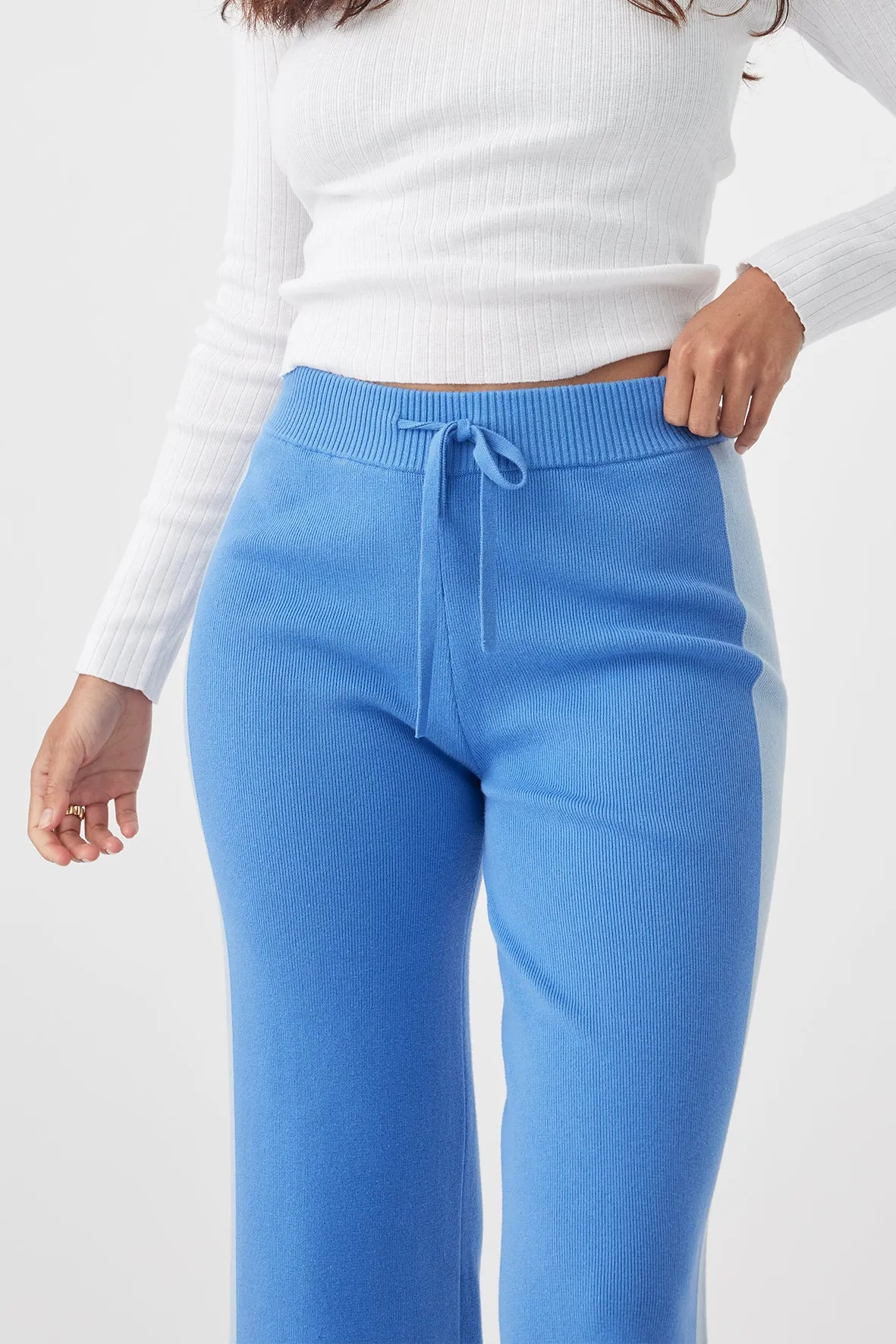 Neo Pant - Azure & Powder Blue