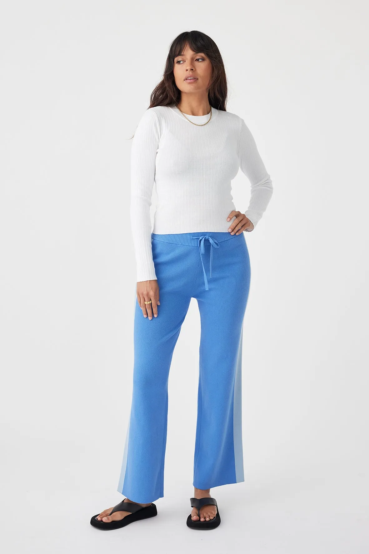 Neo Pant - Azure & Powder Blue