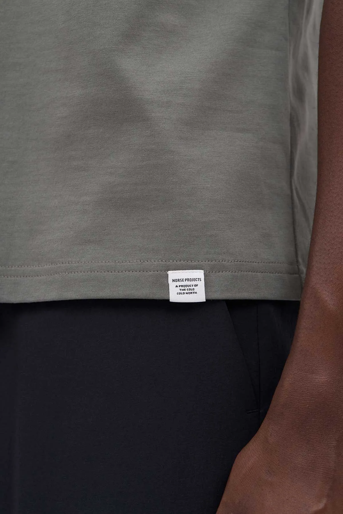 Norse Projects Johannes Pocket T-Shirt in Pewter