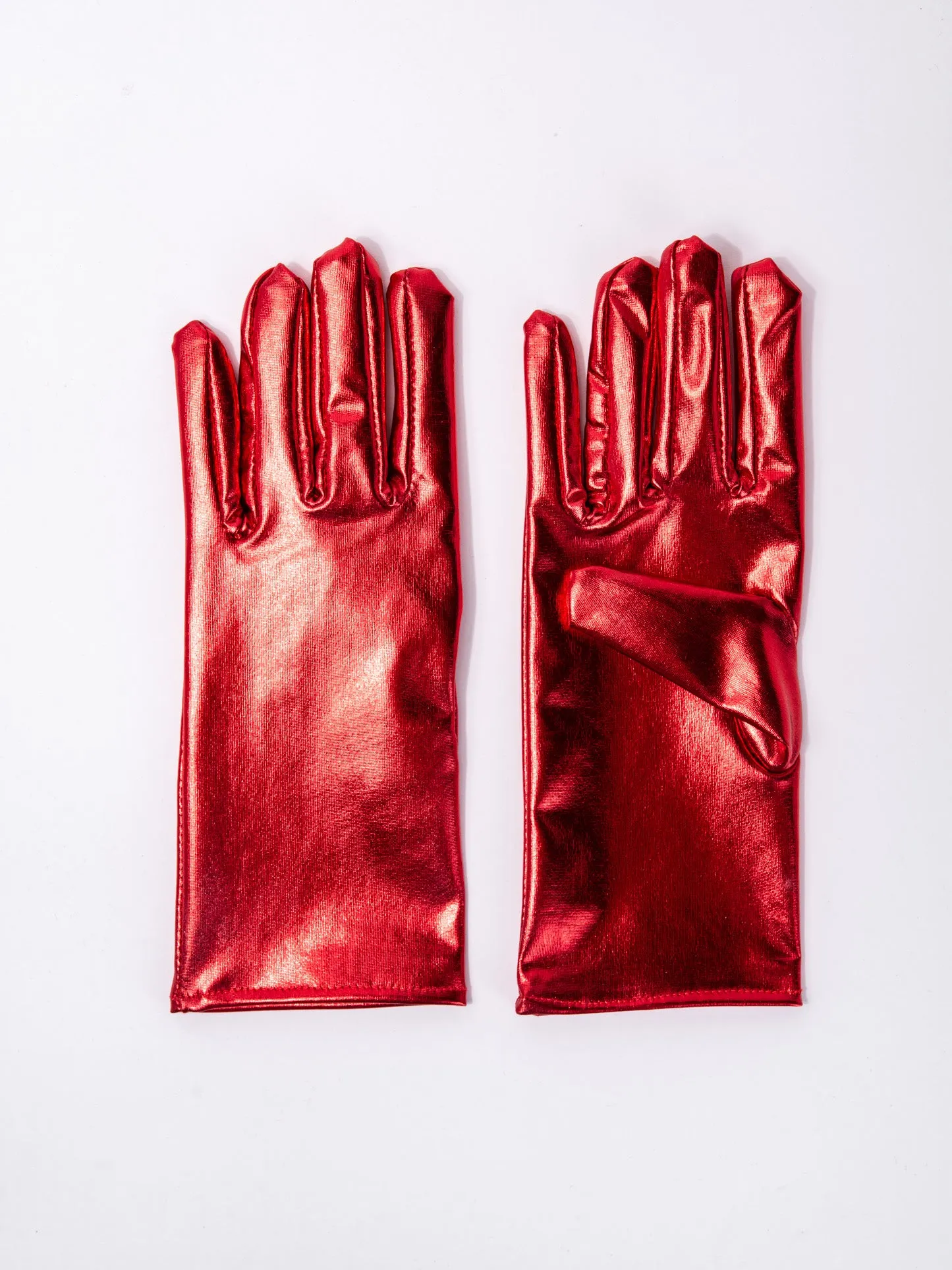 Nova Wrist Length Metallic Gloves