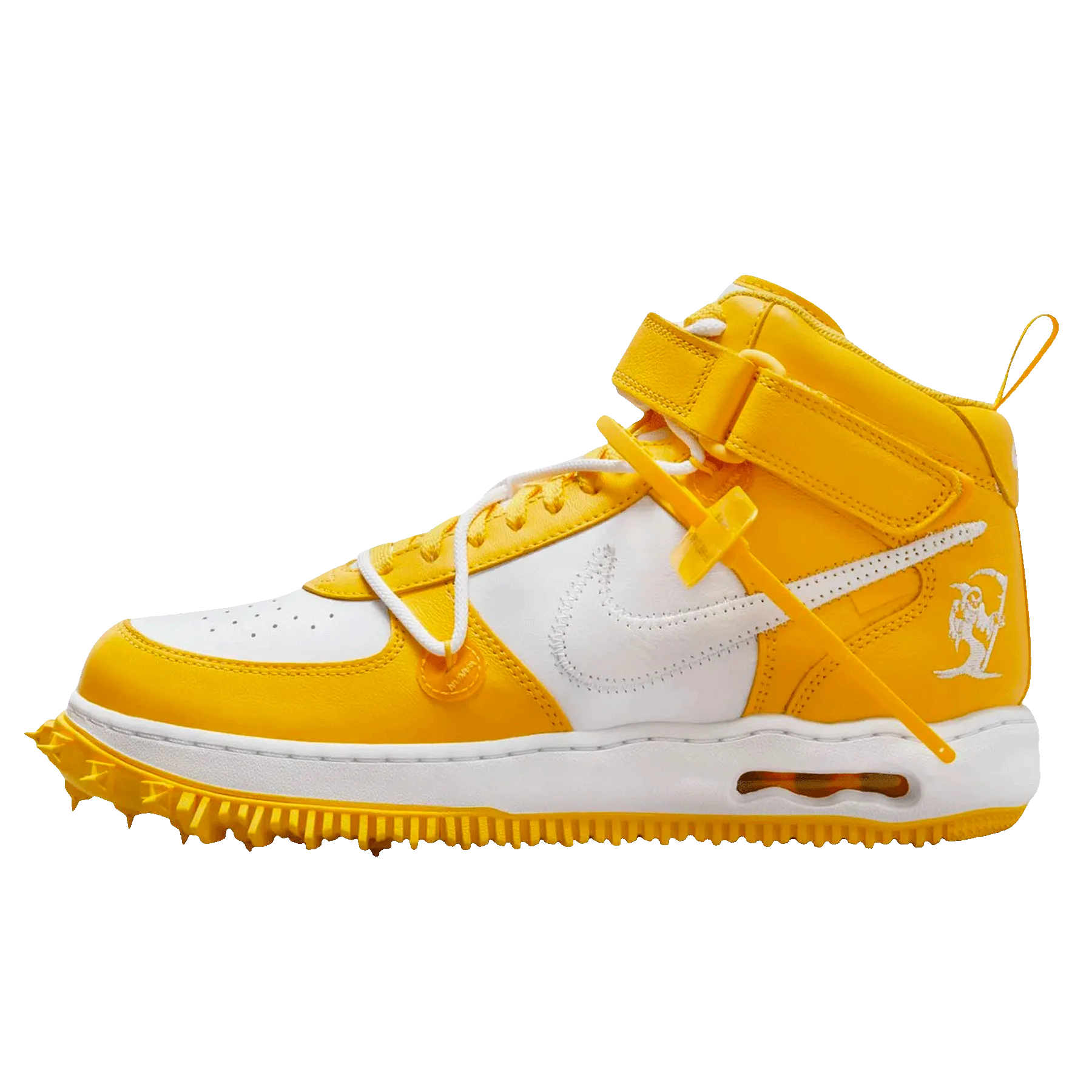 Off-White x Nike Air Force 1 Mid 'Varsity Maize'