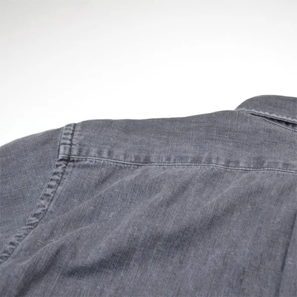 orSlow - Button-down Shirt - Black Grey Denim