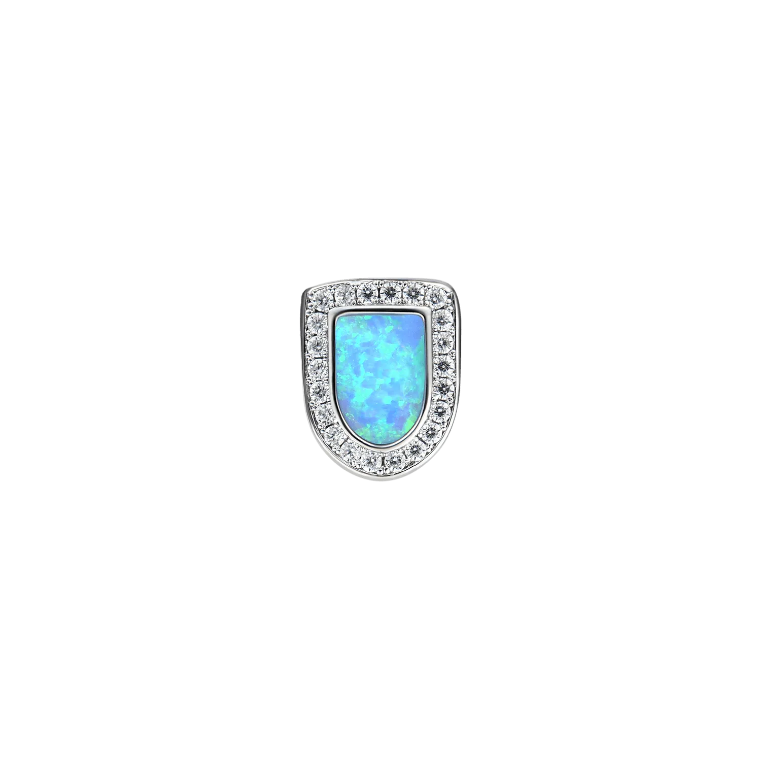 Pre-made Single Open-Face Opal Grillz