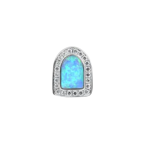 Pre-made Single Open-Face Opal Grillz