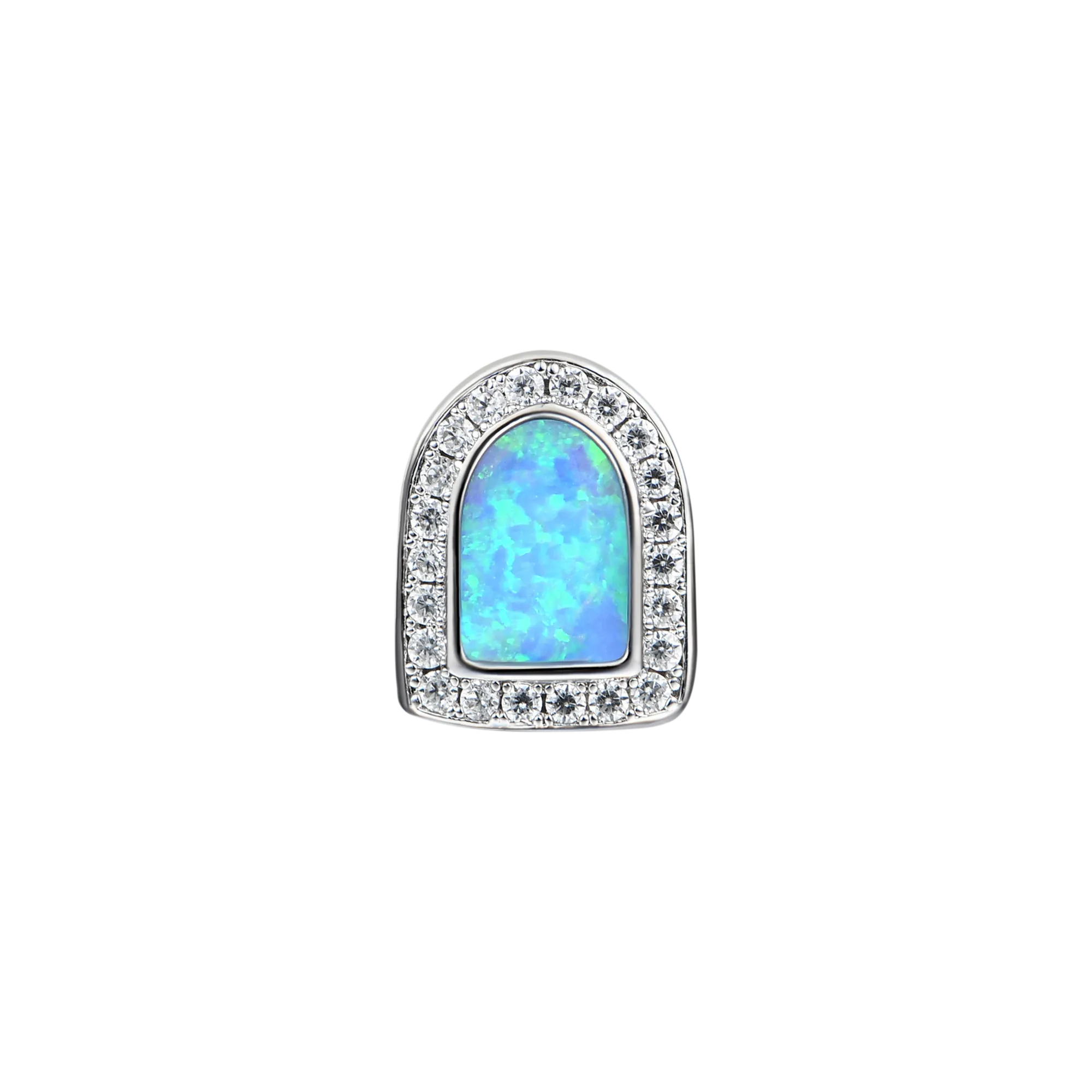 Pre-made Single Open-Face Opal Grillz