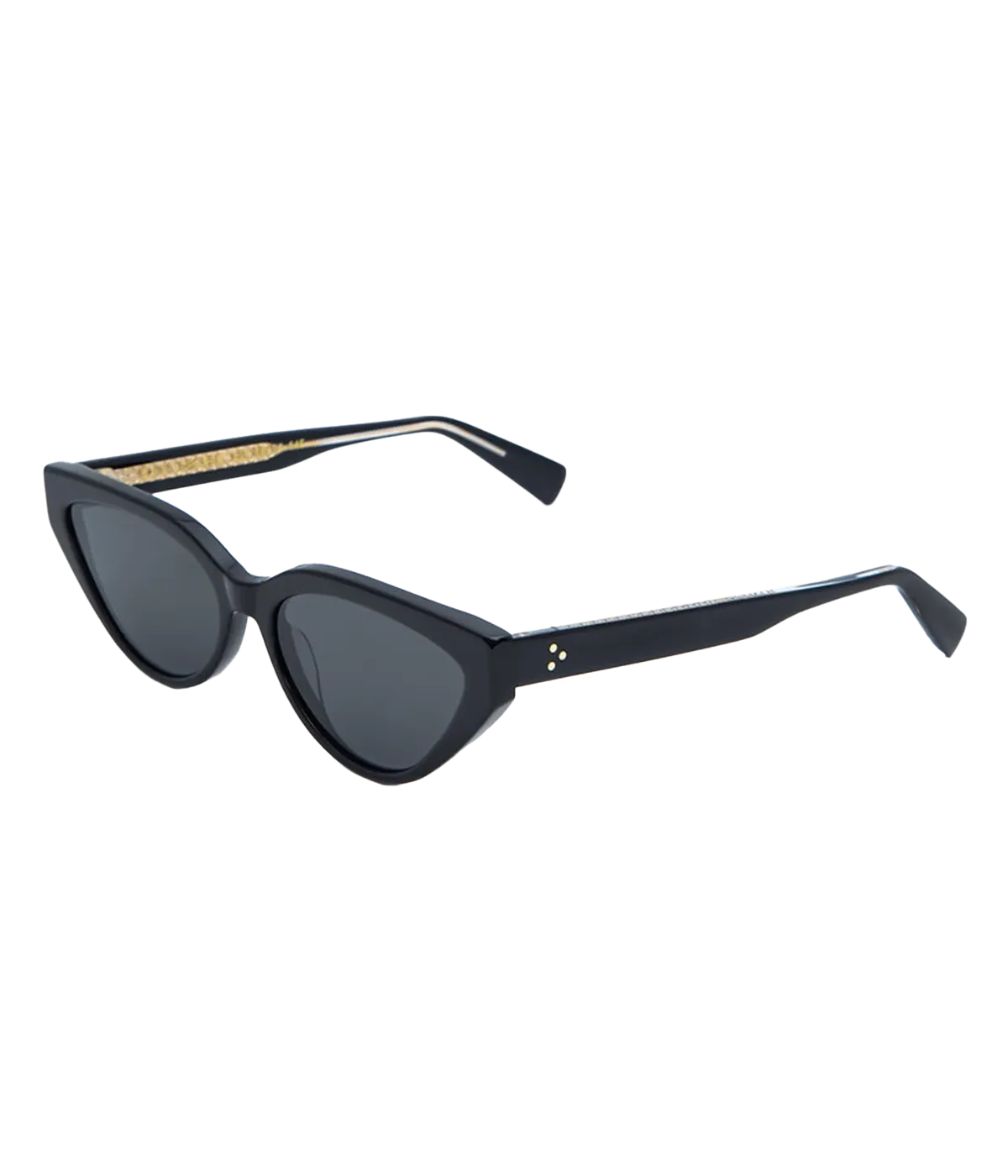 Saint Tropez Sunglasses in Black & Zero Flash