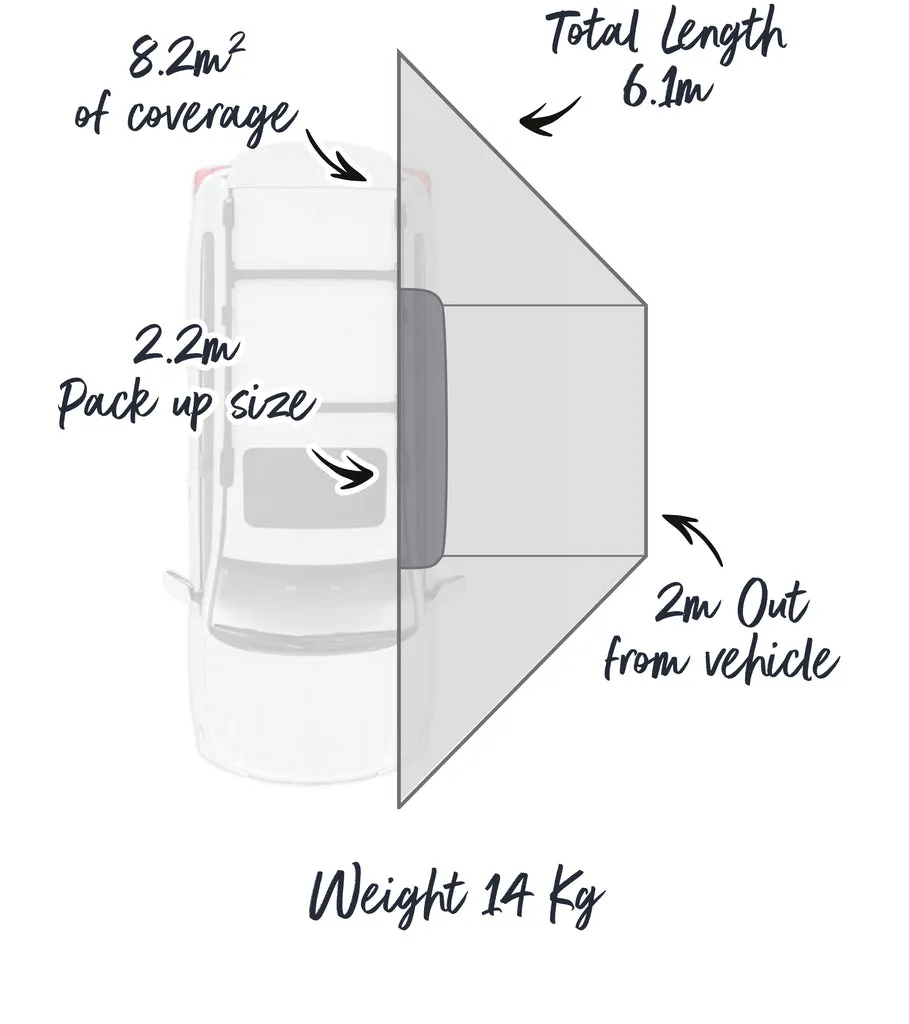 SALE OUTBOUND 180° Degree Awning Kit