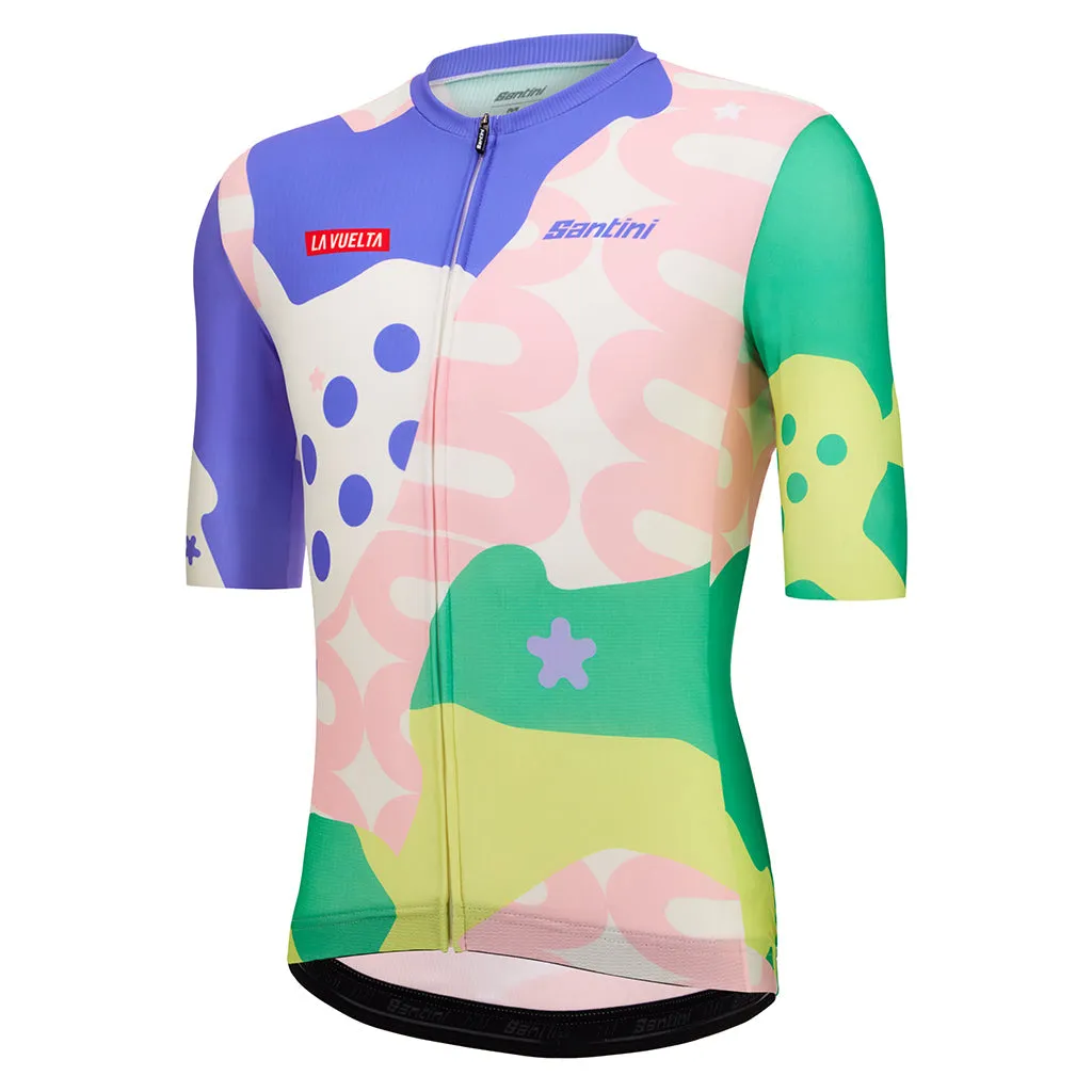 Santini La Vuelta KM Cero Jersey - Print