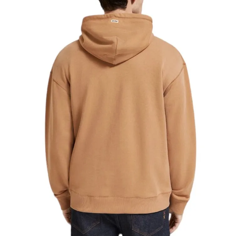 Scotch & Soda Relaxed Fit Artwork Hoodie (Camel) 174509