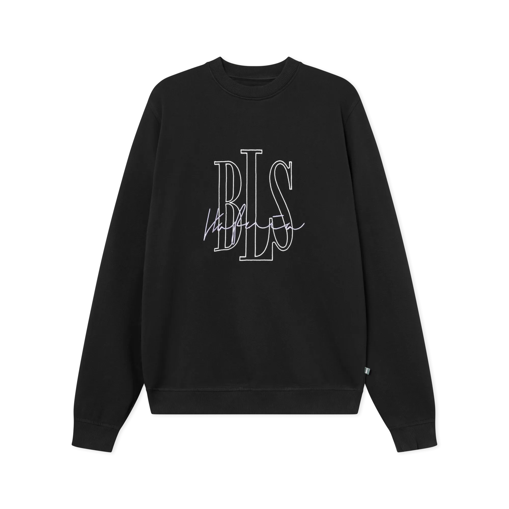 Signature Outline Crewneck - Black