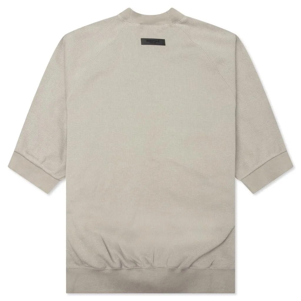 S/S Waffle Sweatshirt - Seal