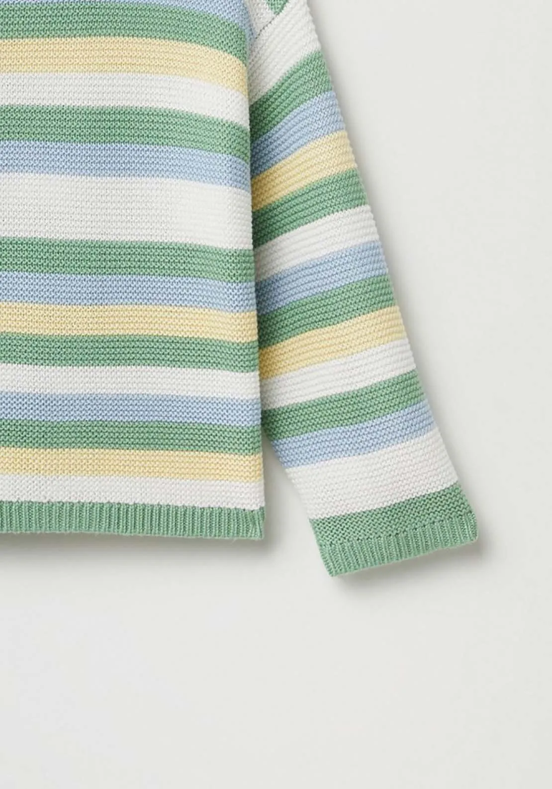 Stripe Knit Jumper - Green