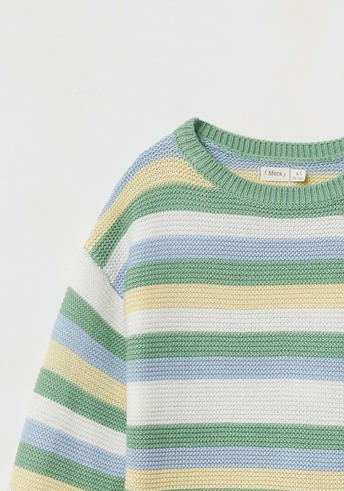 Stripe Knit Jumper - Green